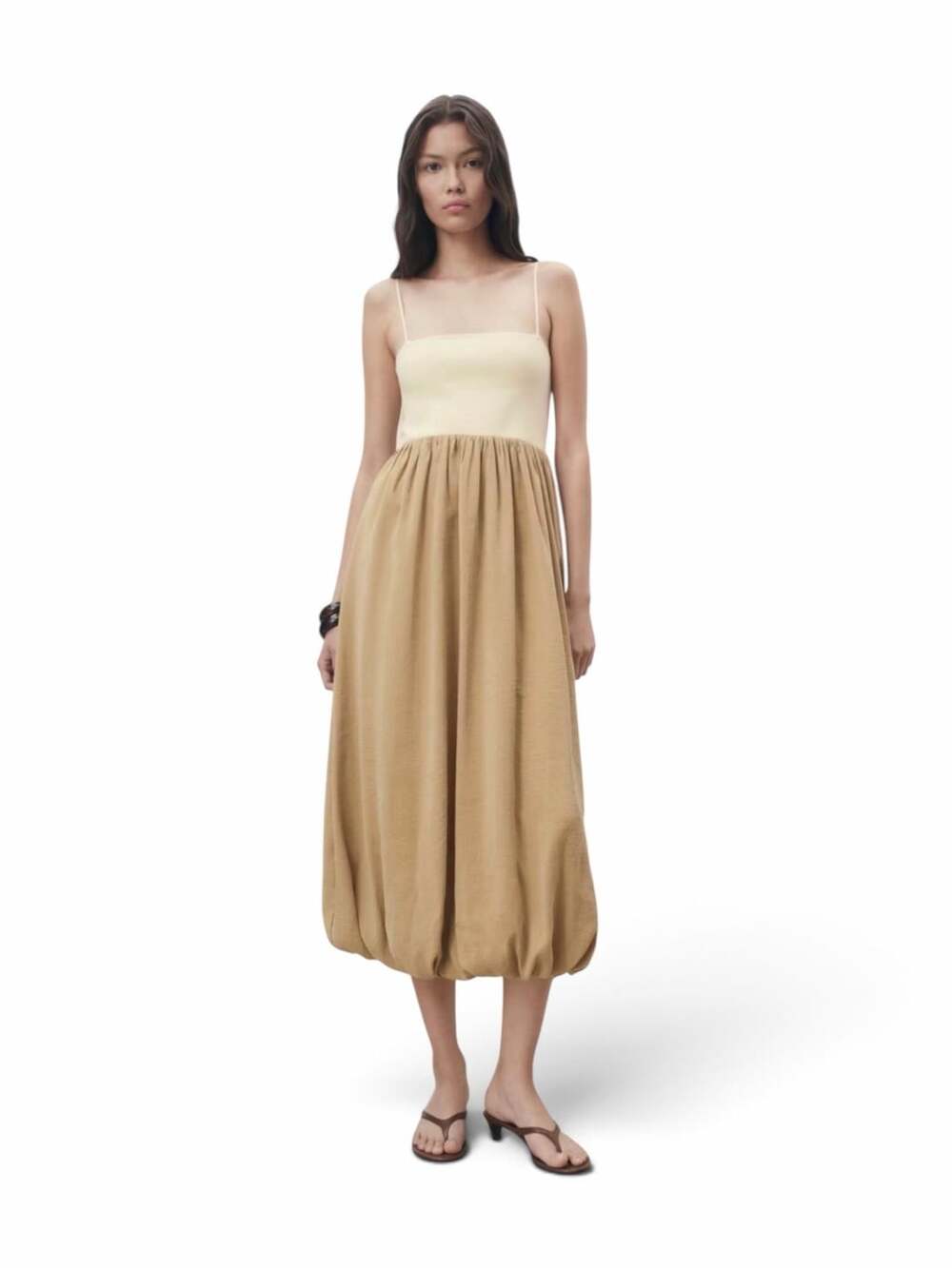 MANGO NWT Combined Knitted Balloon Dress. Size 8!